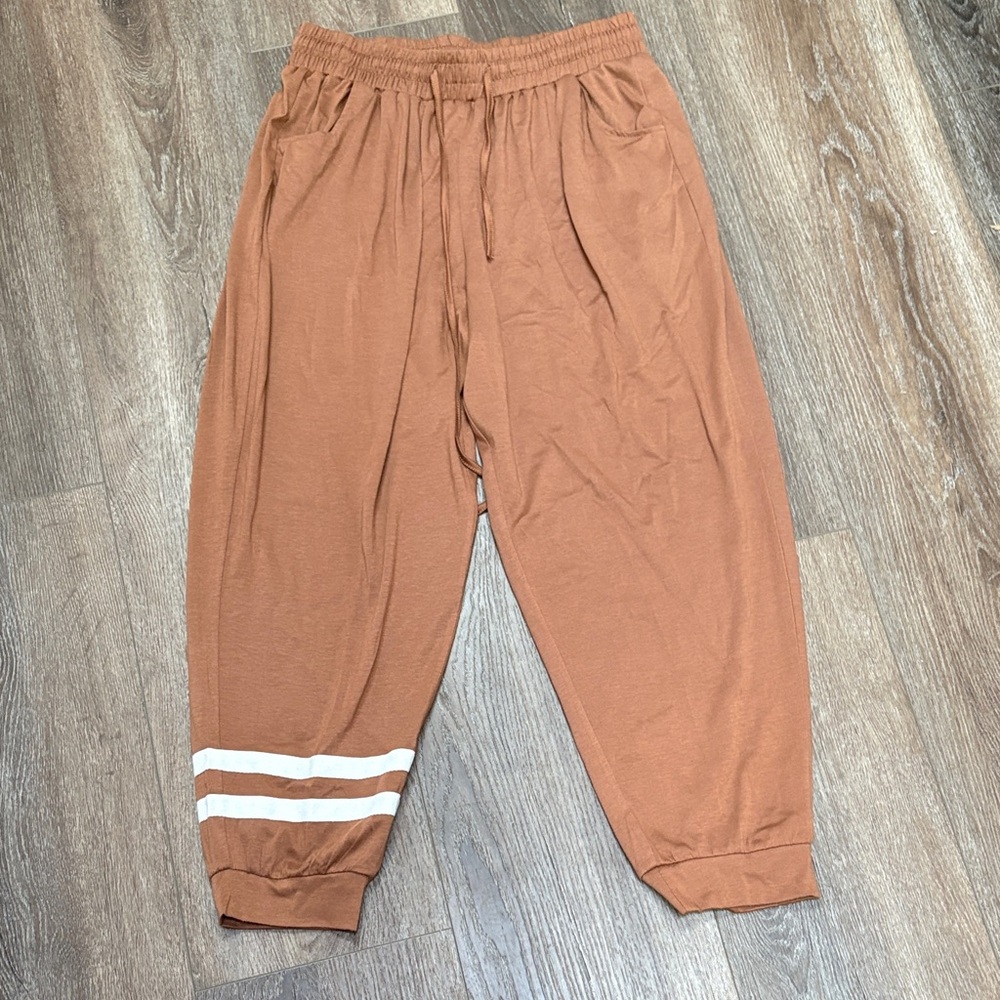 Womens Dark Tan Sweatpants
